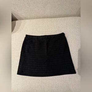 Promod Black Ribbed Mini Skirt